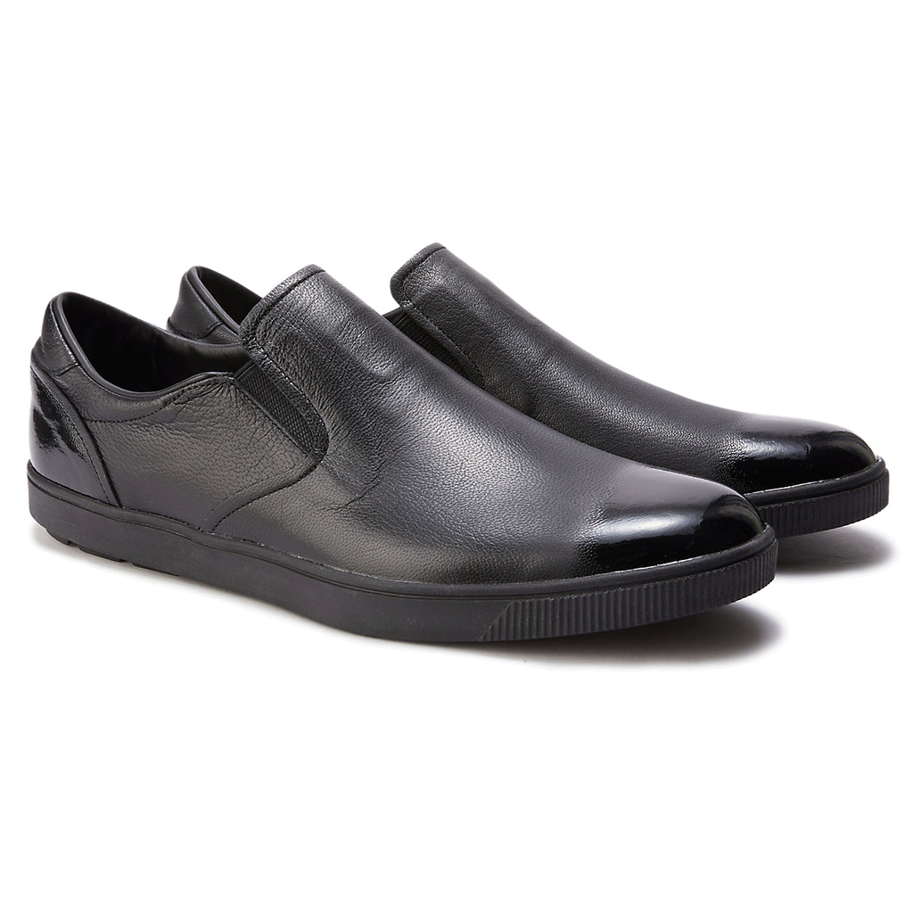 TIGER SLIP-ON DELUXE - BLACK / BLACK - view 2