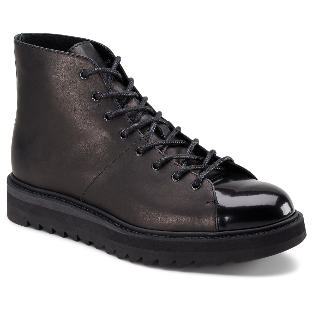 LACE-UP MT - BLACK / BLACK - view 2