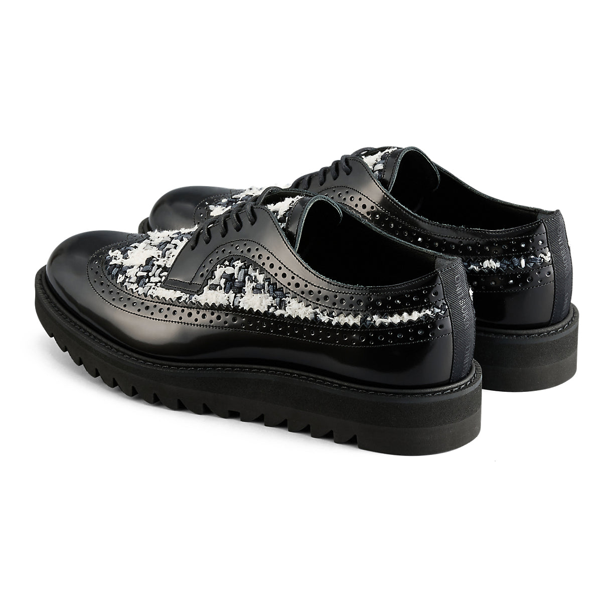 BROGUE - BLACK / WHITE - view 4