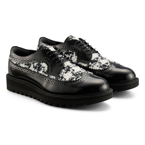 BROGUE - BLACK / WHITE - view 2