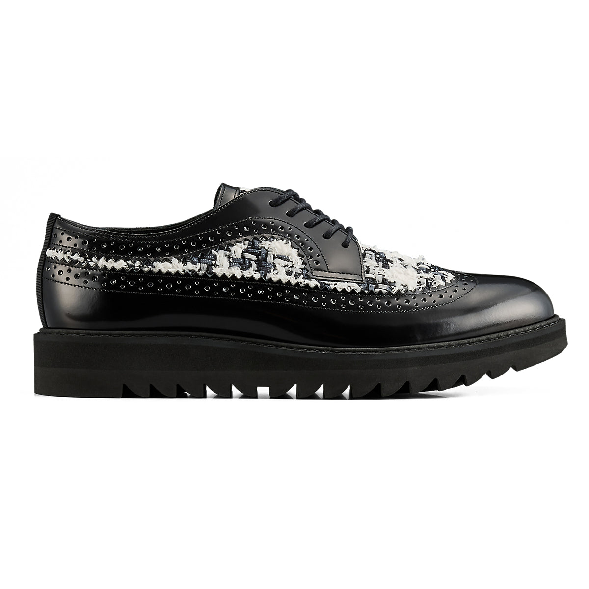 BROGUE - BLACK / WHITE - main view