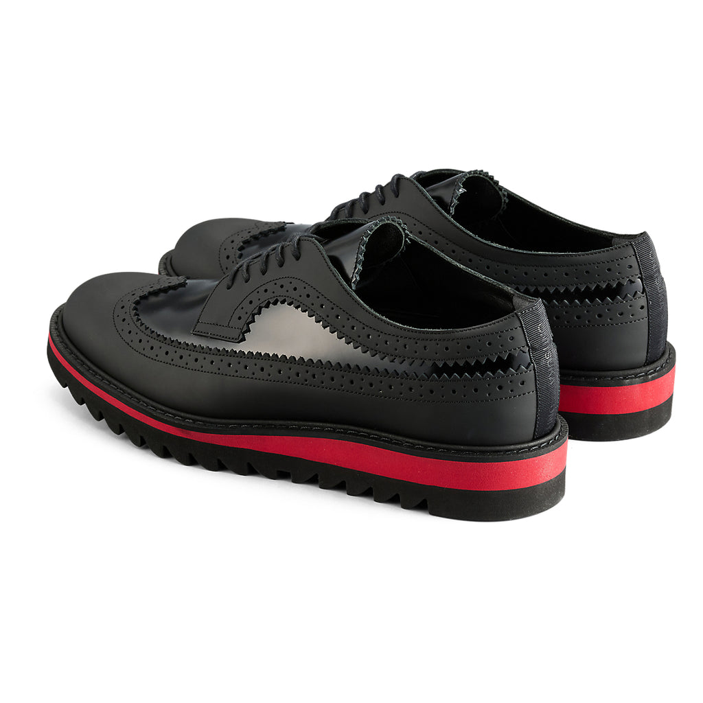 BROGUE - BLACK / CLASSIC RED - view 4