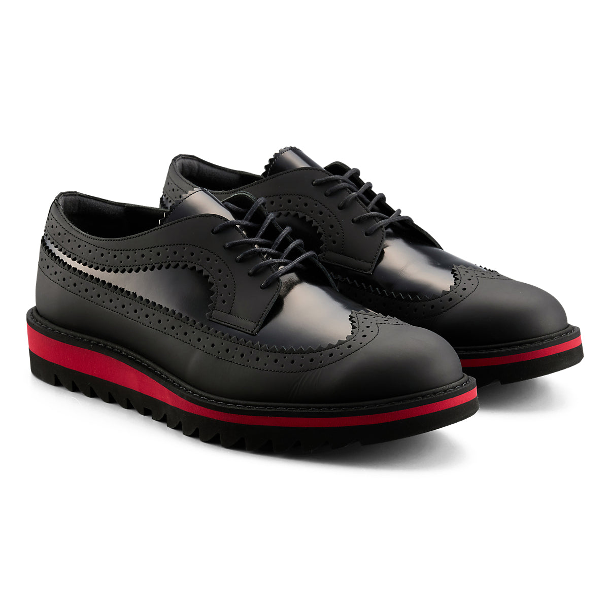 BROGUE - BLACK / CLASSIC RED - view 2