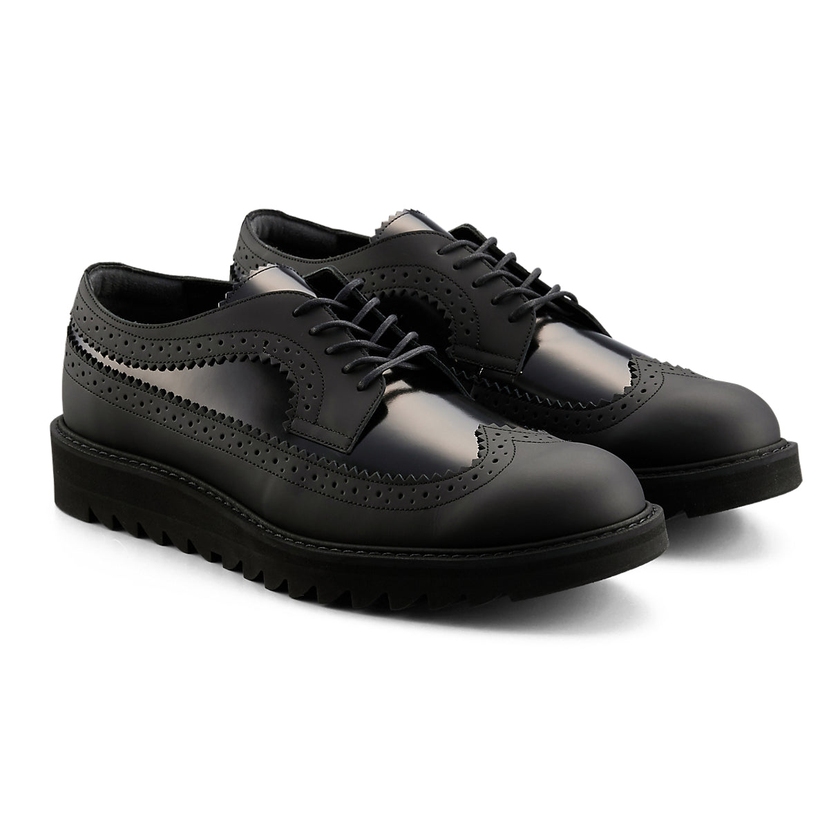 BROGUE - BLACK / BLACK - view 2
