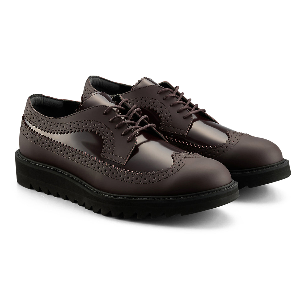 BROGUE - BURGUNDY / BURGUNDY - view 2