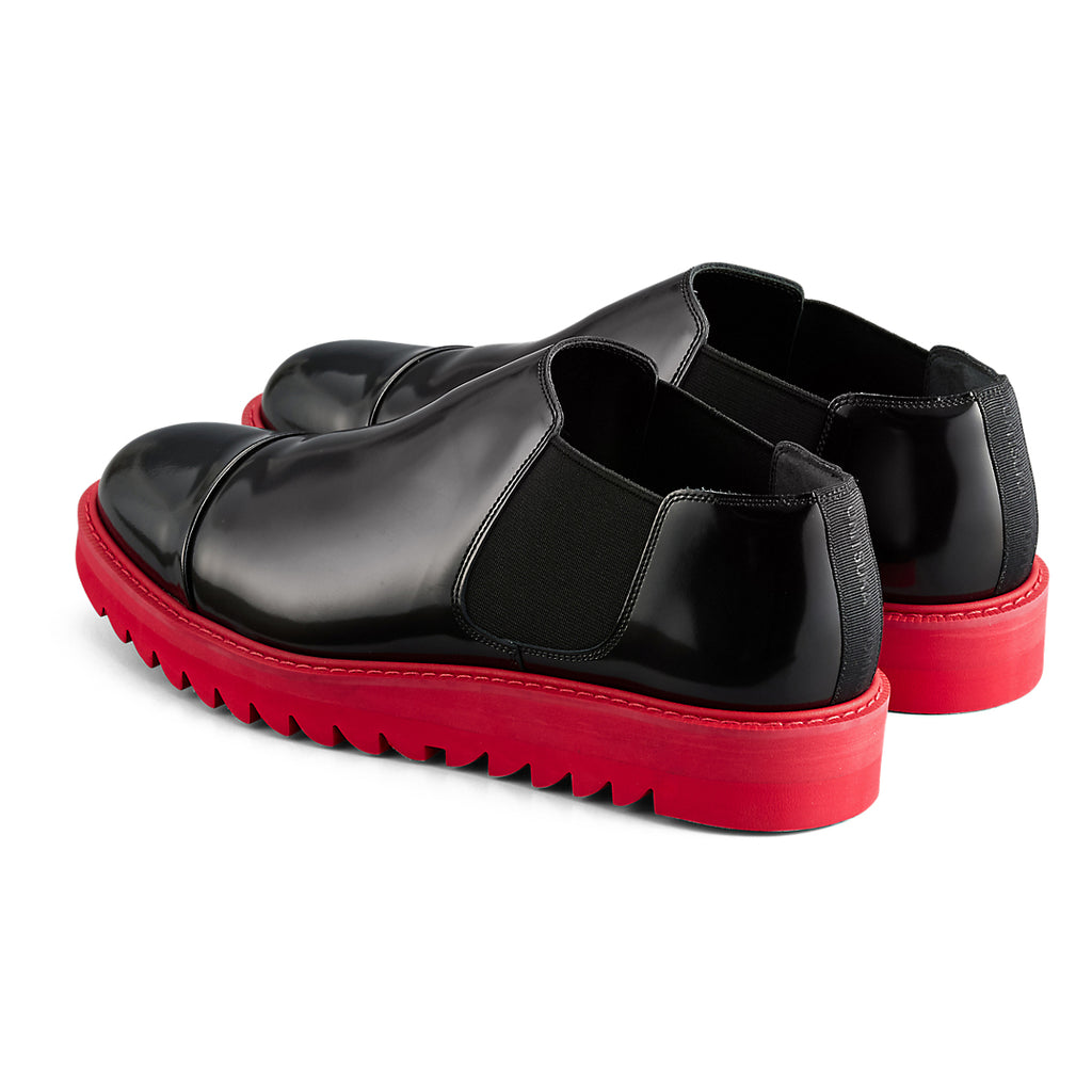 SIDE GORE BOOT LO - BLACK / CLASSIC RED - view 4