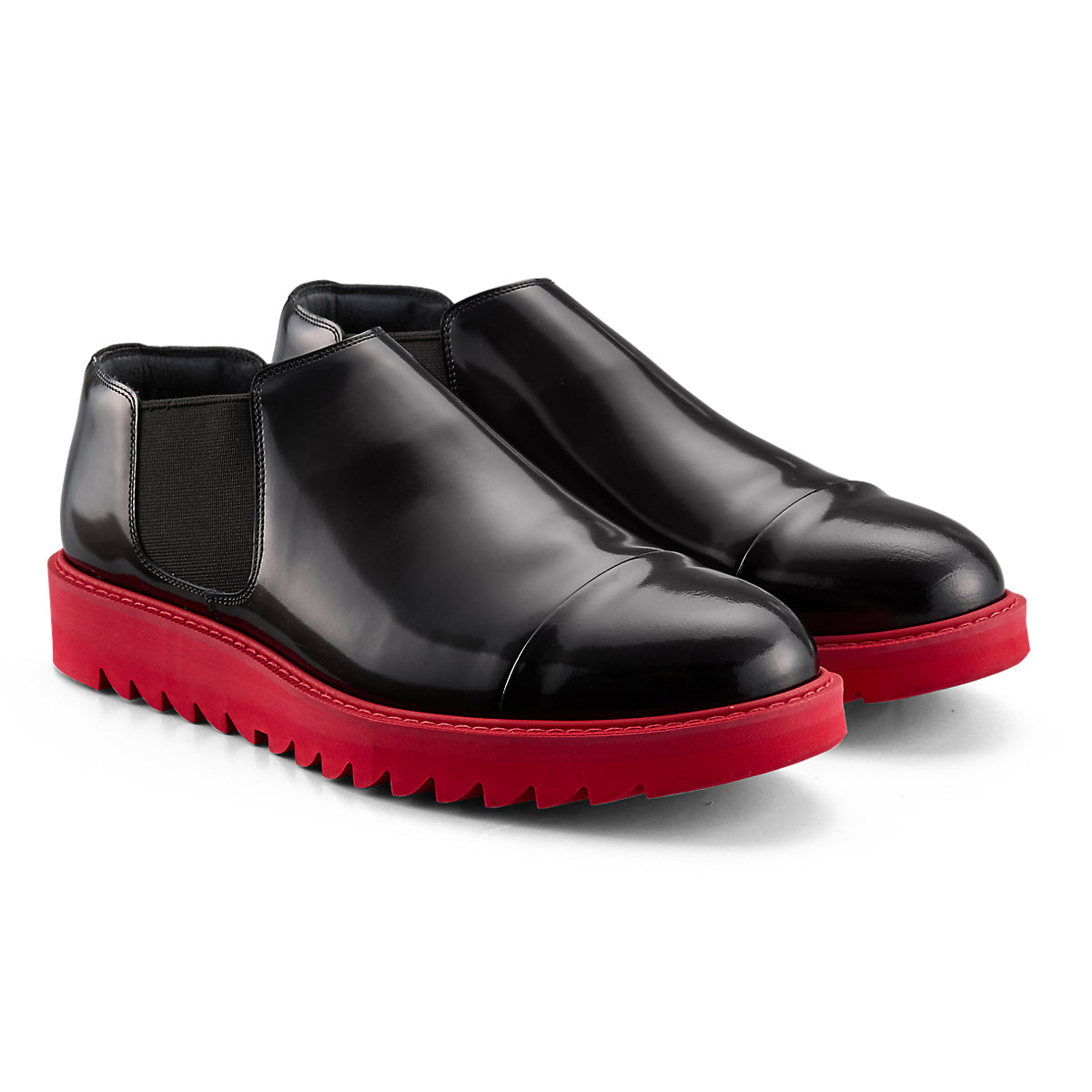SIDE GORE BOOT LO - BLACK / CLASSIC RED - view 2