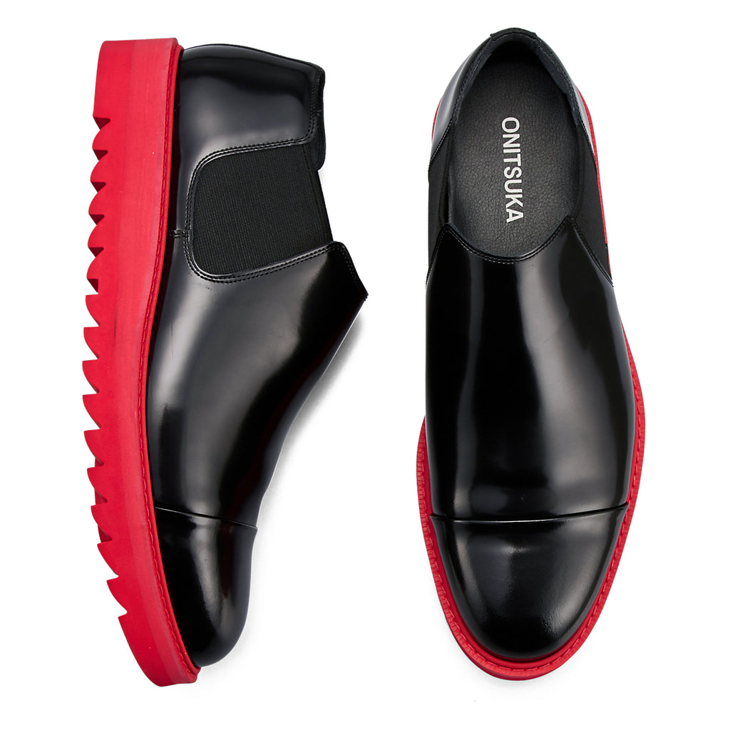 SIDE GORE BOOT LO - BLACK / CLASSIC RED - view 8