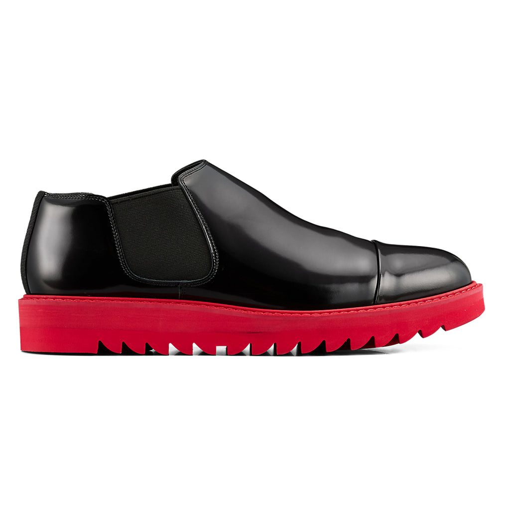 SIDE GORE BOOT LO - BLACK / CLASSIC RED - main view