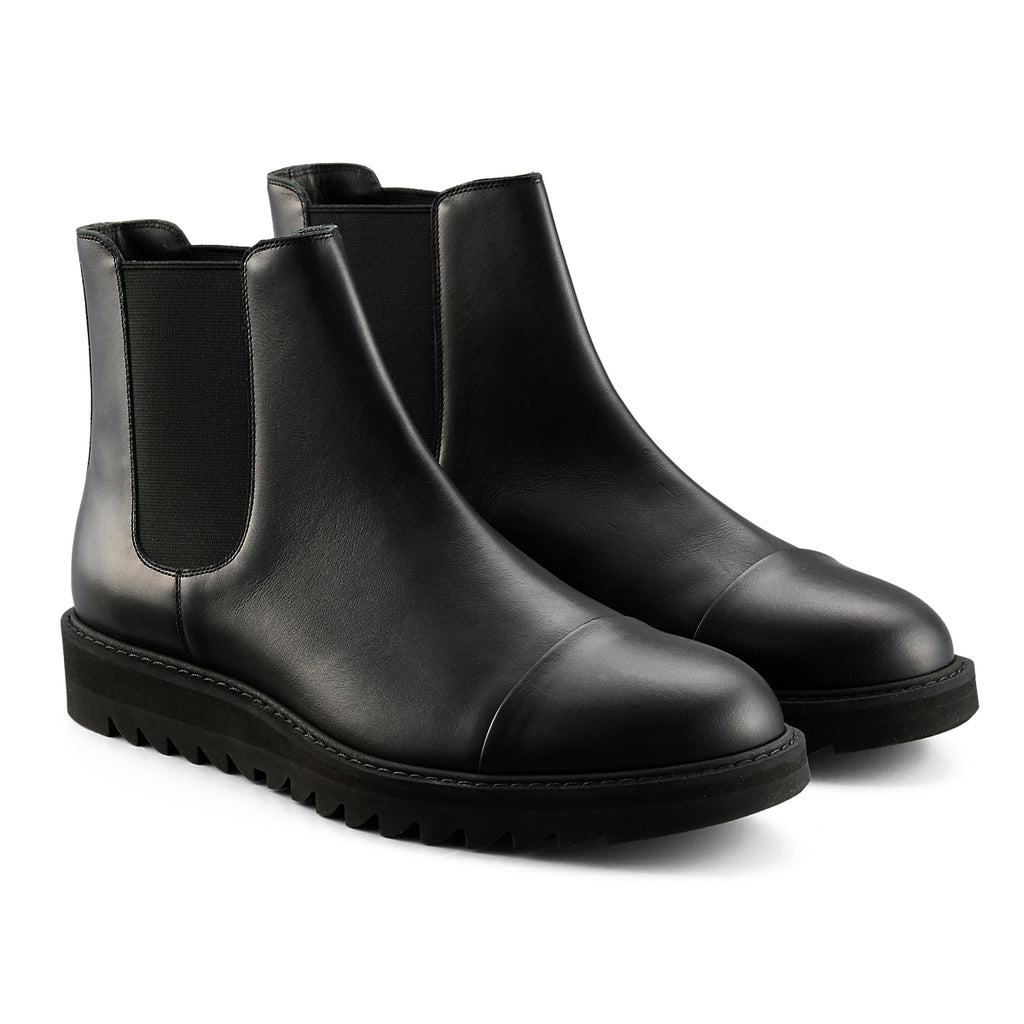 SIDE GORE BOOT HI - BLACK / BLACK - view 2