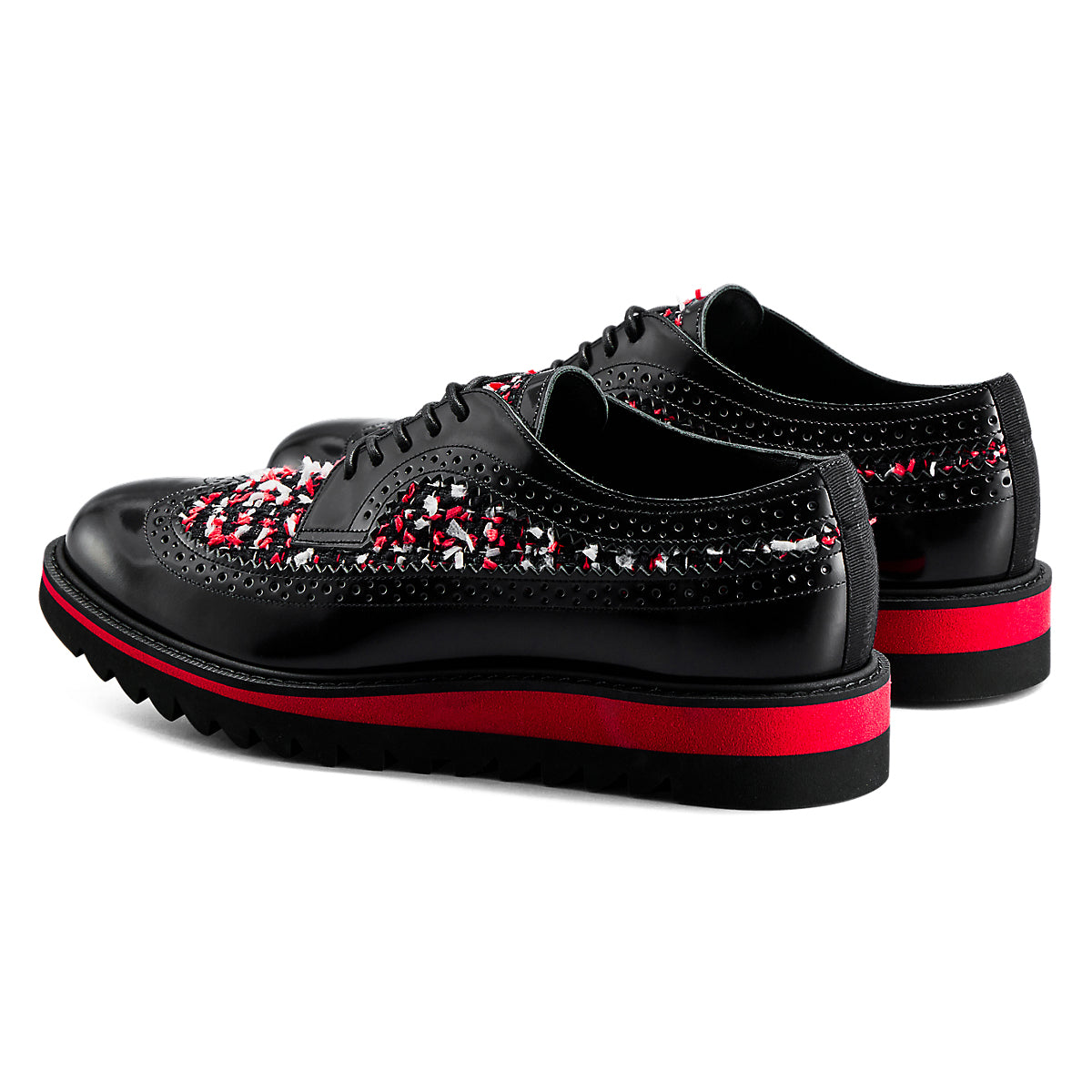 BROGUE - BLACK / CLASSIC RED - view 4