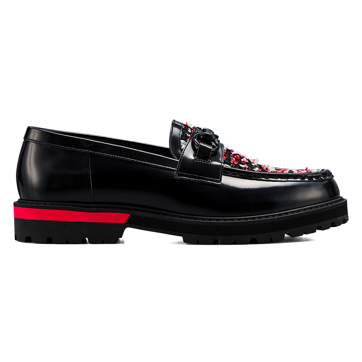 BIT LOAFER - BLACK / CLASSIC RED - main view