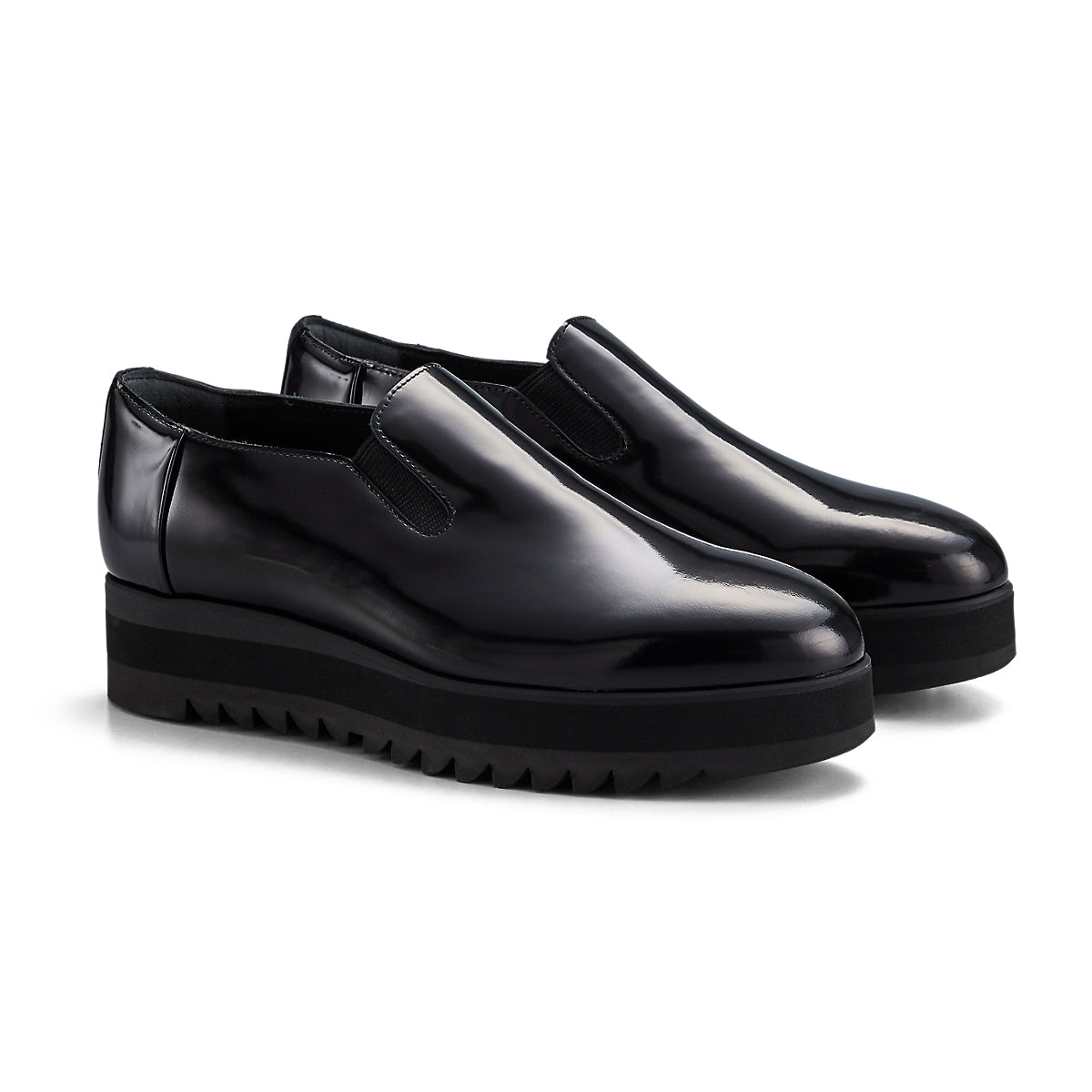 SLIP-ON - SHINY BLACK / SHINY BLACK - view 2