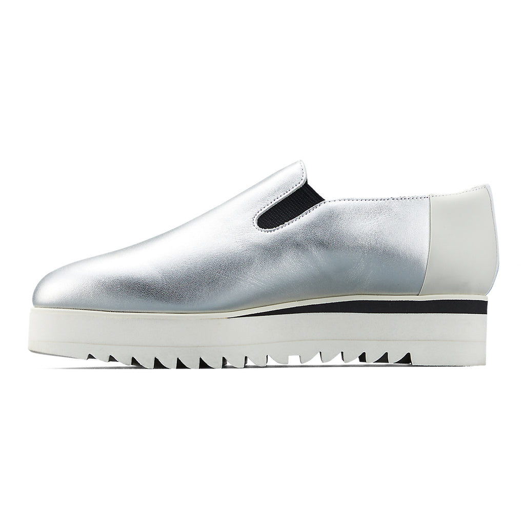 SLIP-ON - SILVER / WHITE - view 3