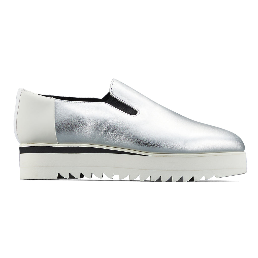 SLIP-ON - SILVER / WHITE - main view
