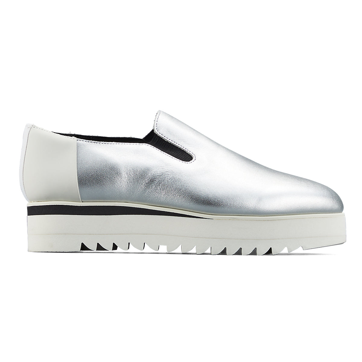 SLIP-ON - SILVER / WHITE - main view