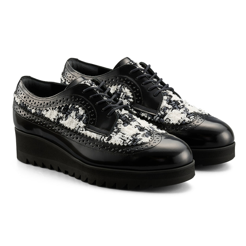 BROGUE - BLACK / WHITE - view 2