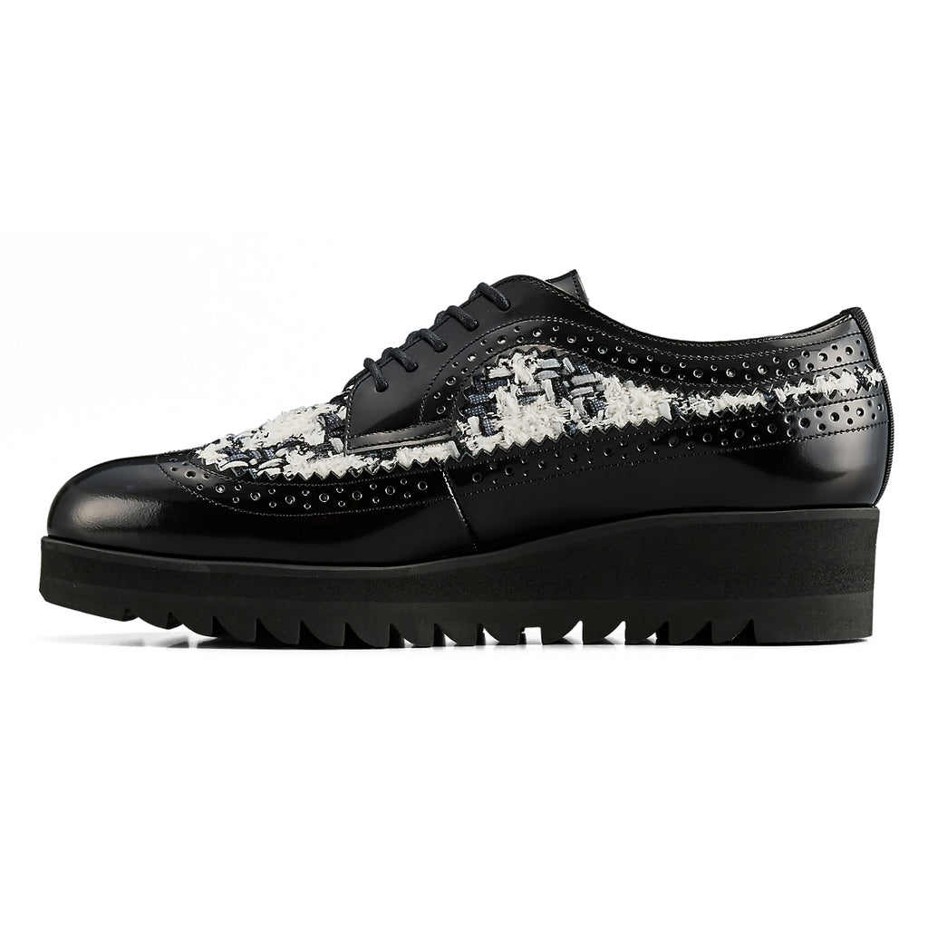 BROGUE - BLACK / WHITE - view 3