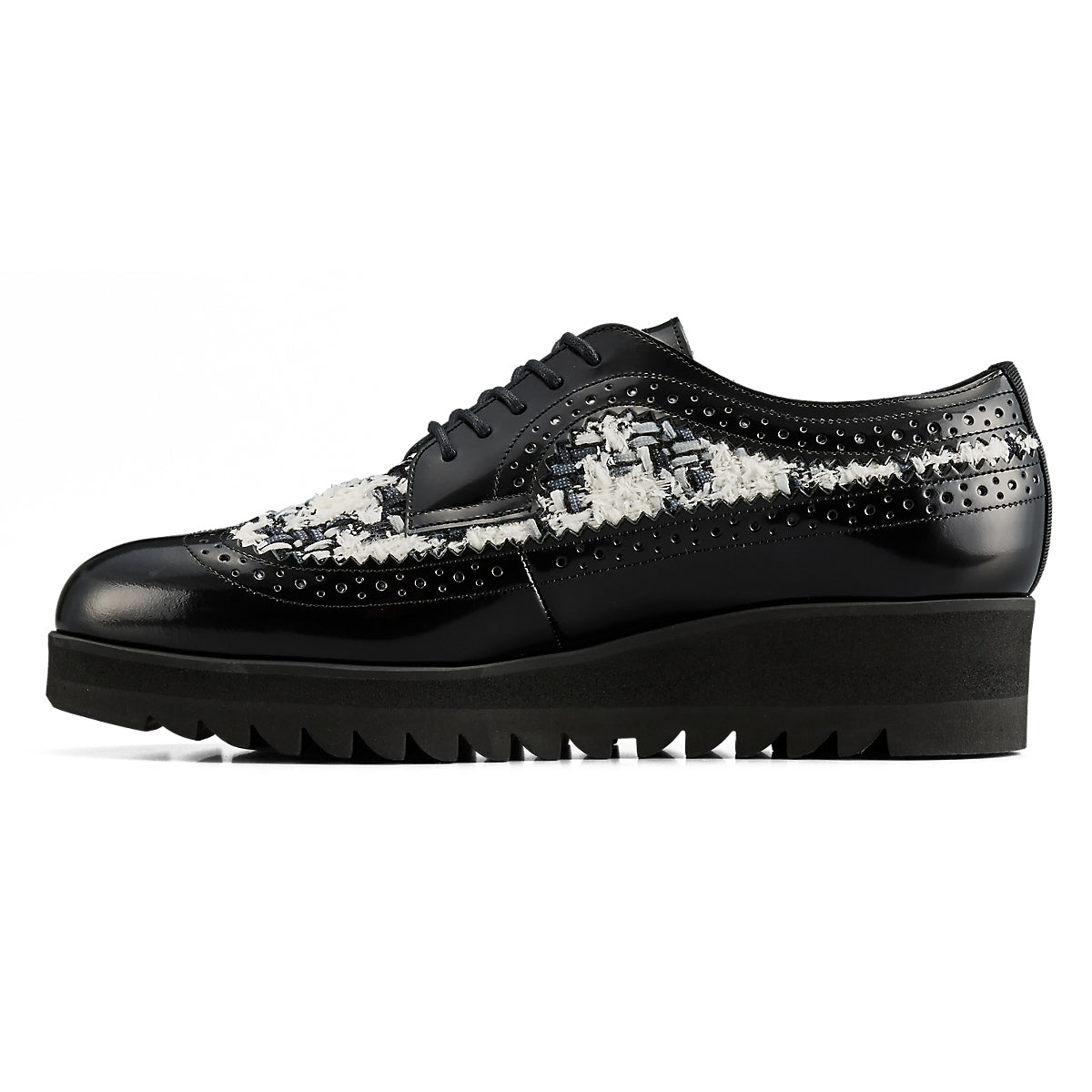 BROGUE - BLACK / WHITE - view 3