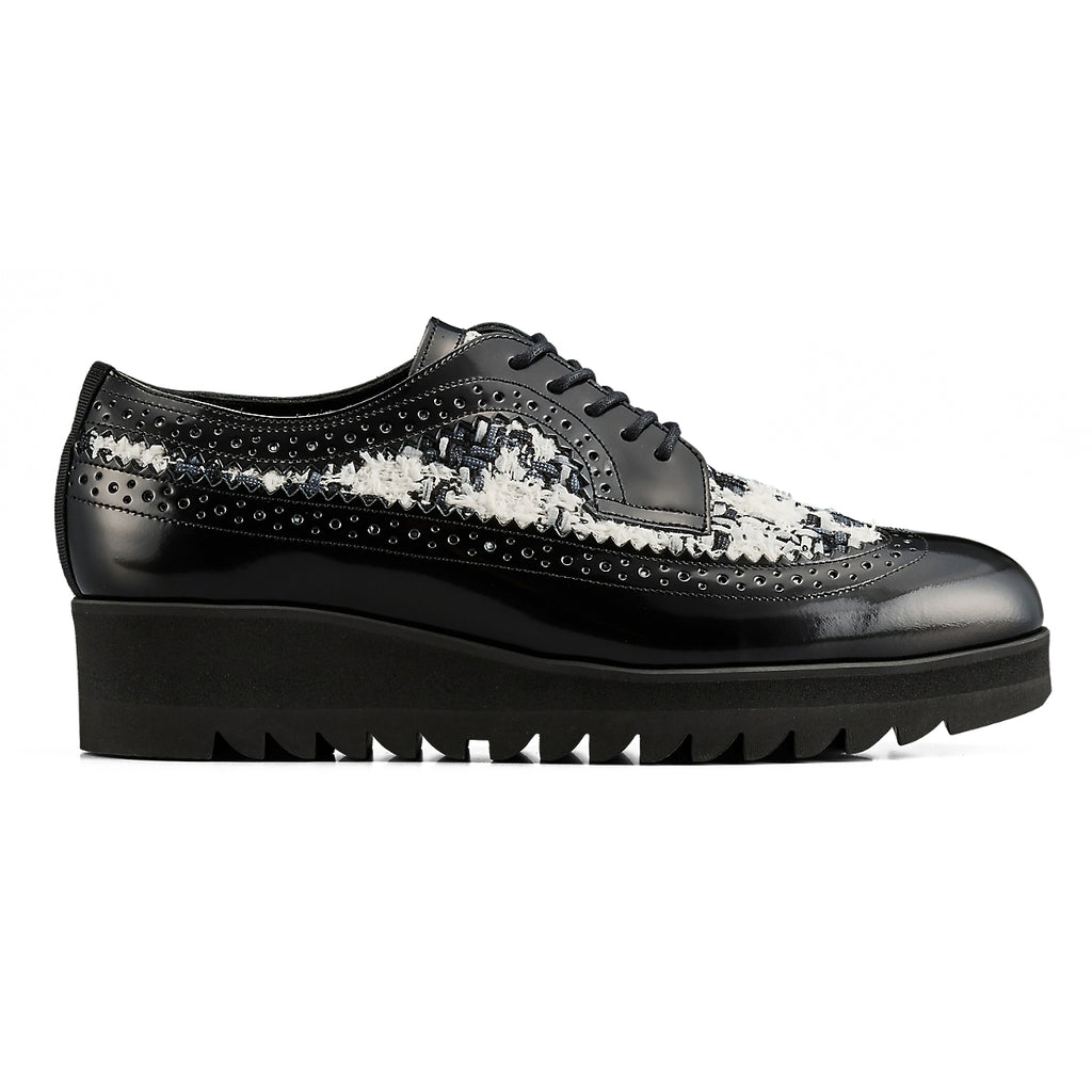 BROGUE - BLACK / WHITE - main view