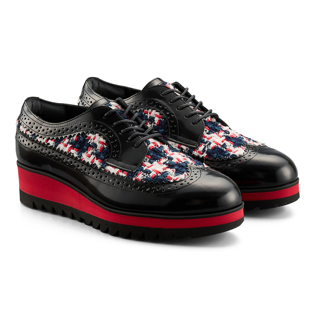 BROGUE - BLACK / CLASSIC RED - view 2