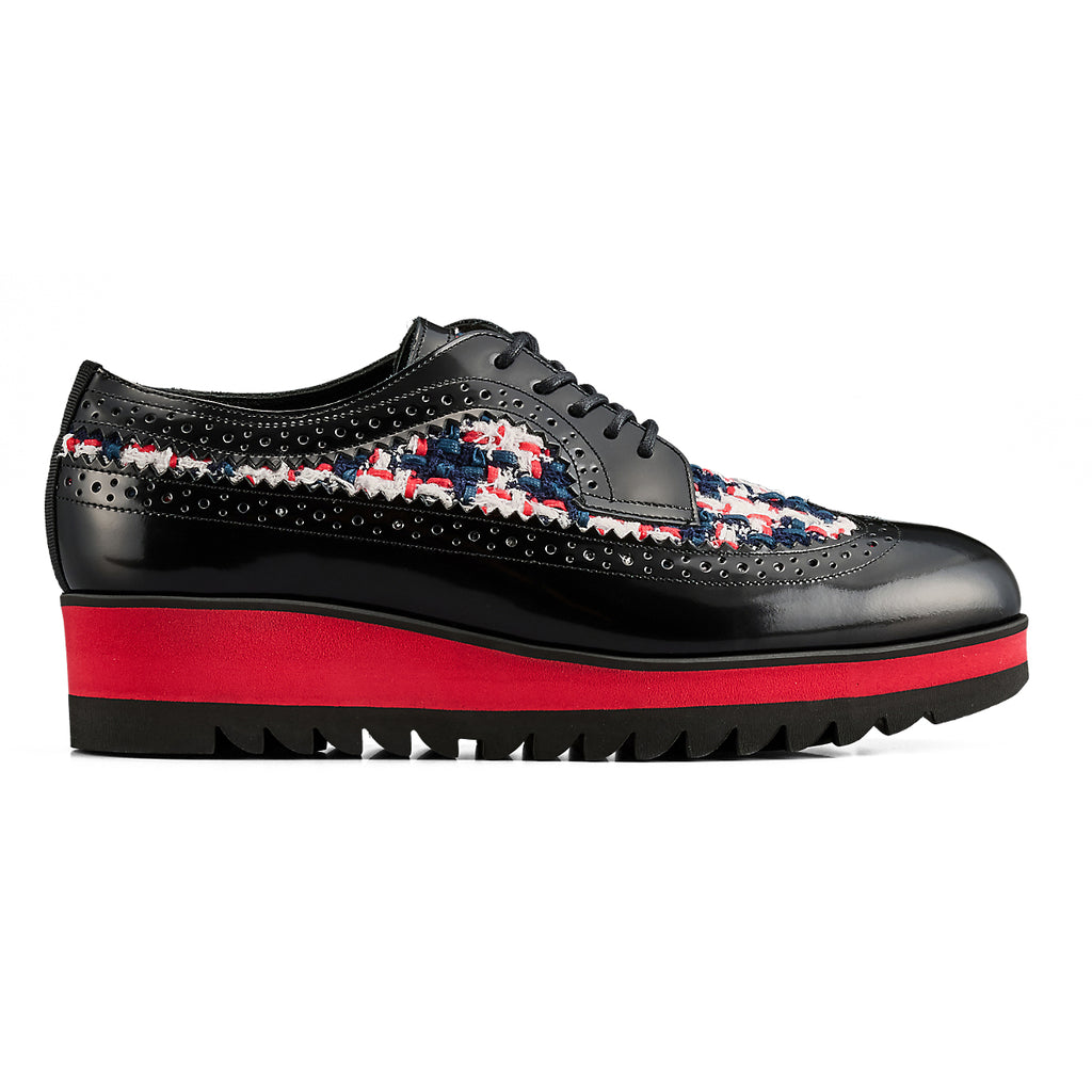 BROGUE - BLACK / CLASSIC RED - main view