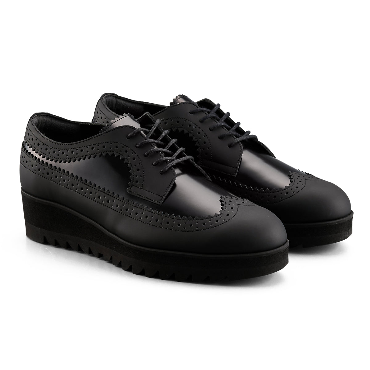 BROGUE - BLACK / BLACK - view 2