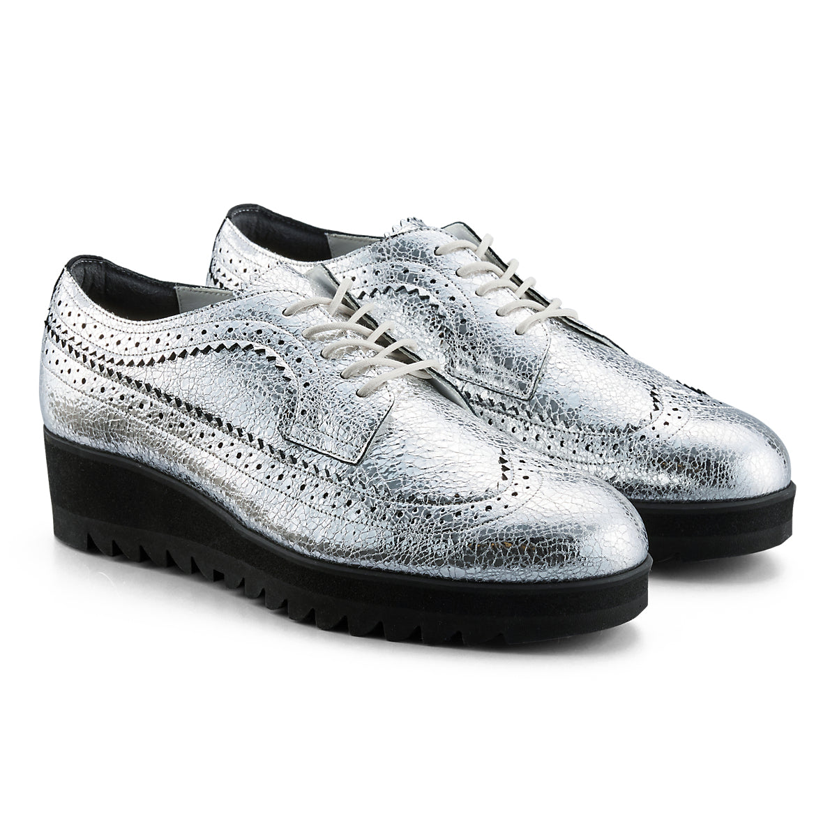 BROGUE - SILVER / SILVER - view 2