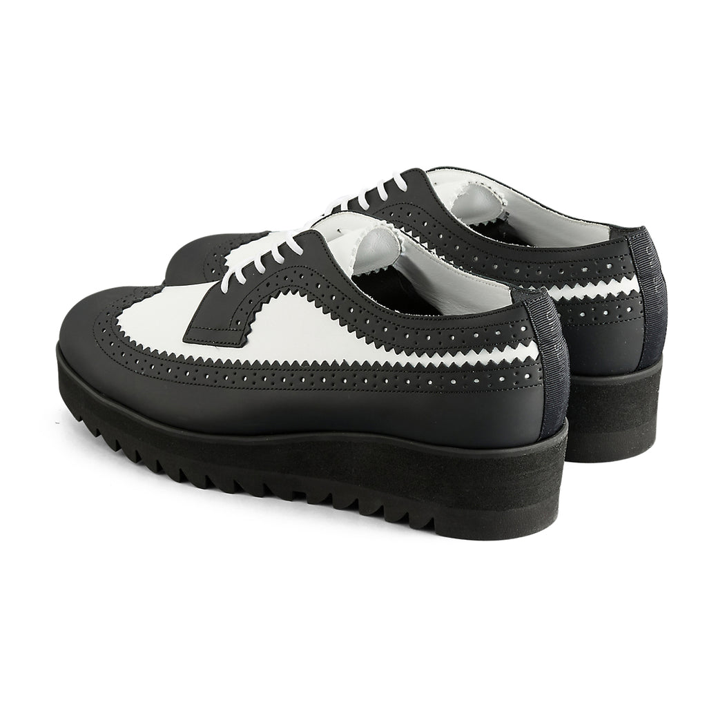 BROGUE - BLACK / WHITE - view 4
