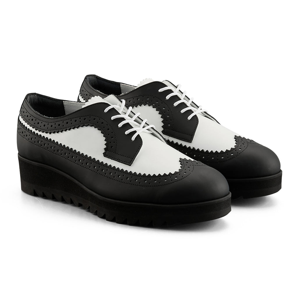 BROGUE - BLACK / WHITE - view 2