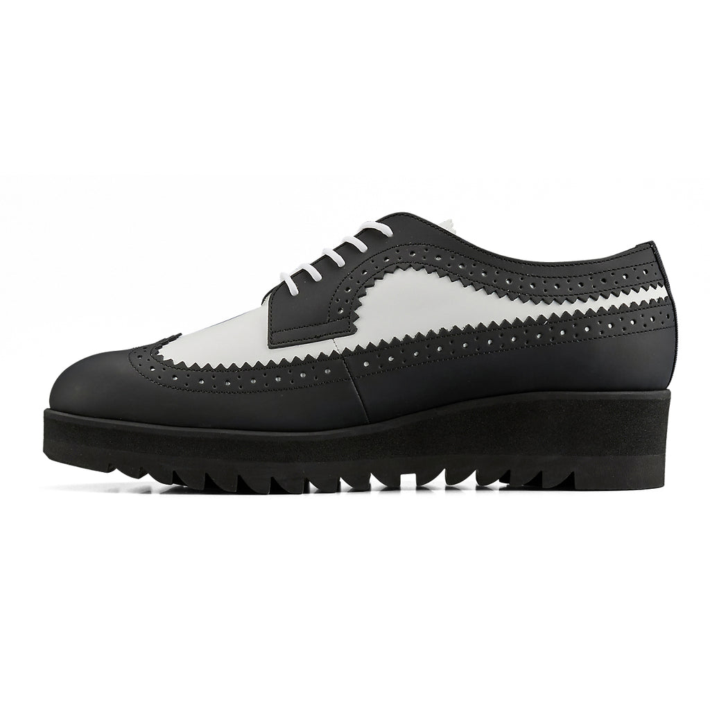 BROGUE - BLACK / WHITE - view 3