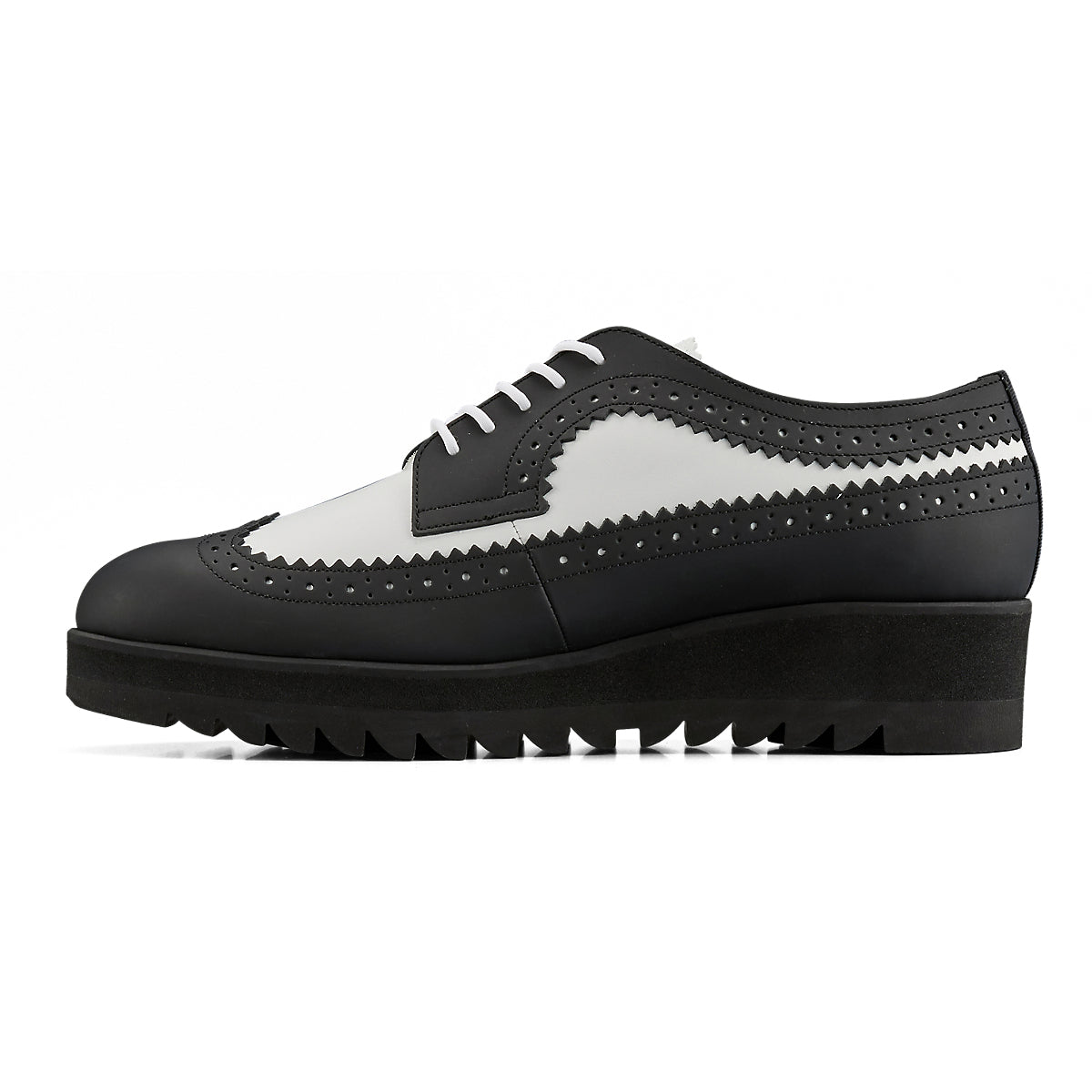 BROGUE - BLACK / WHITE - view 3