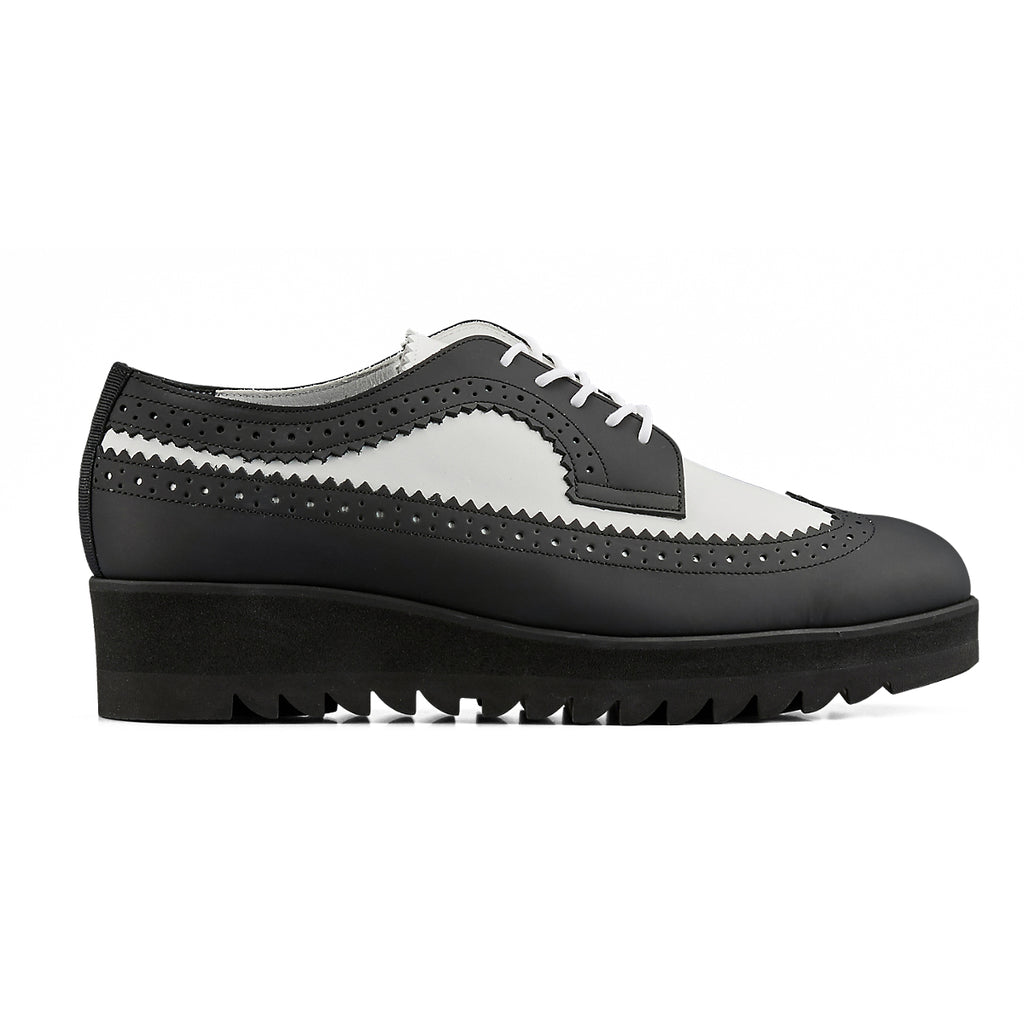 BROGUE - BLACK / WHITE - main view