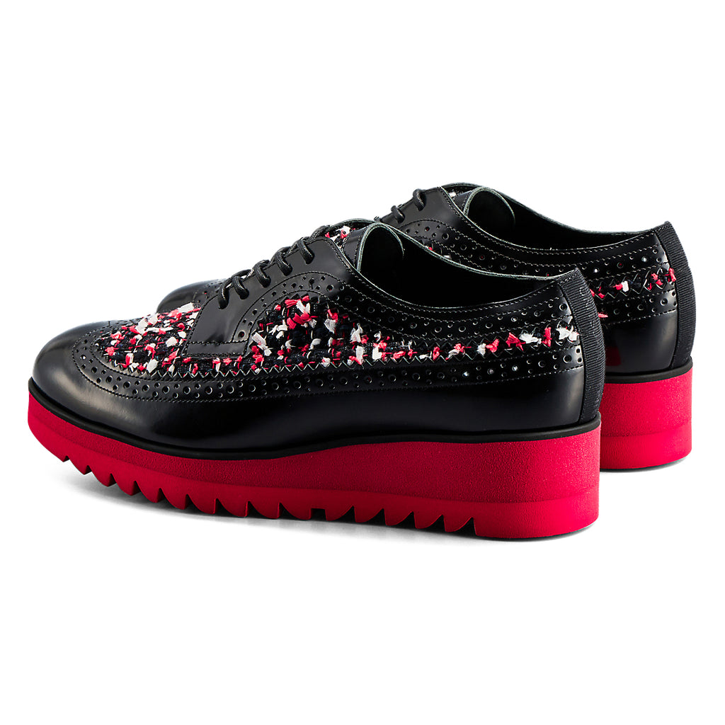 BROGUE - BLACK / CLASSIC RED - view 4