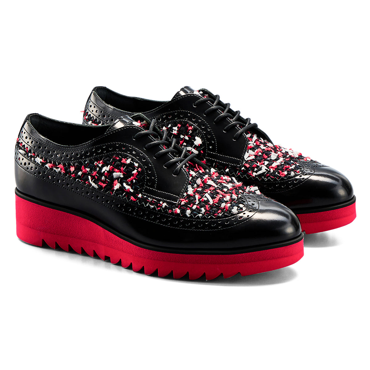 BROGUE - BLACK / CLASSIC RED - view 2