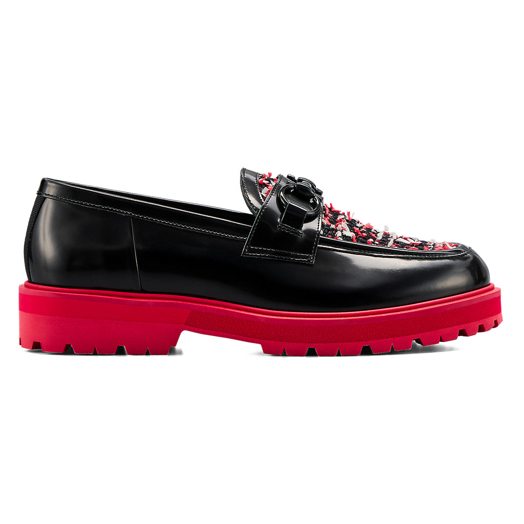 BIT LOAFER - BLACK / CLASSIC RED - main view