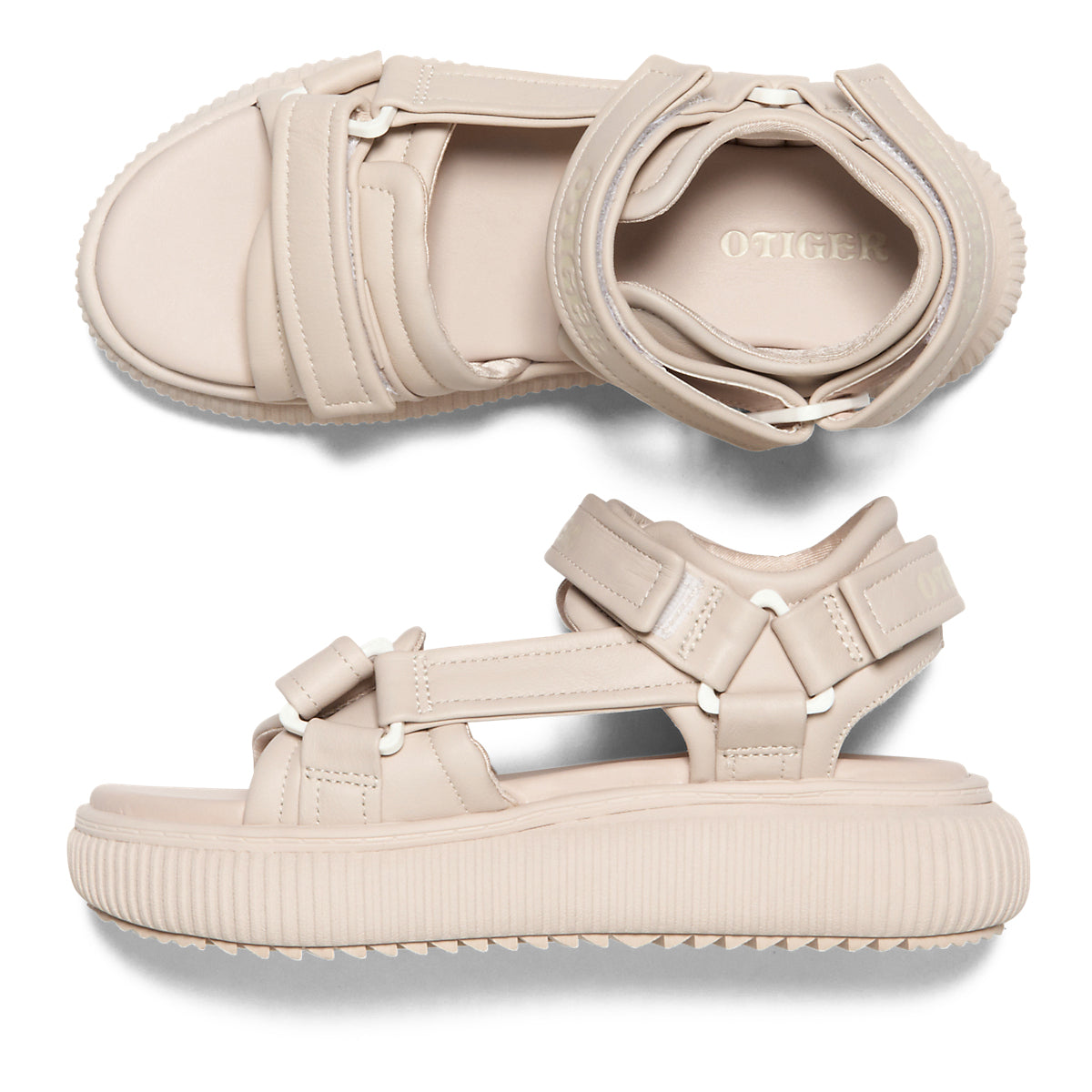 OTIGER BELTED - MINERAL BEIGE / OATMEAL - view 8