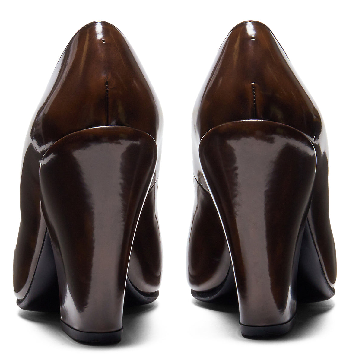 TIGER EQUA STUDS - LICORICE BROWN / PURE GOLD - view 5