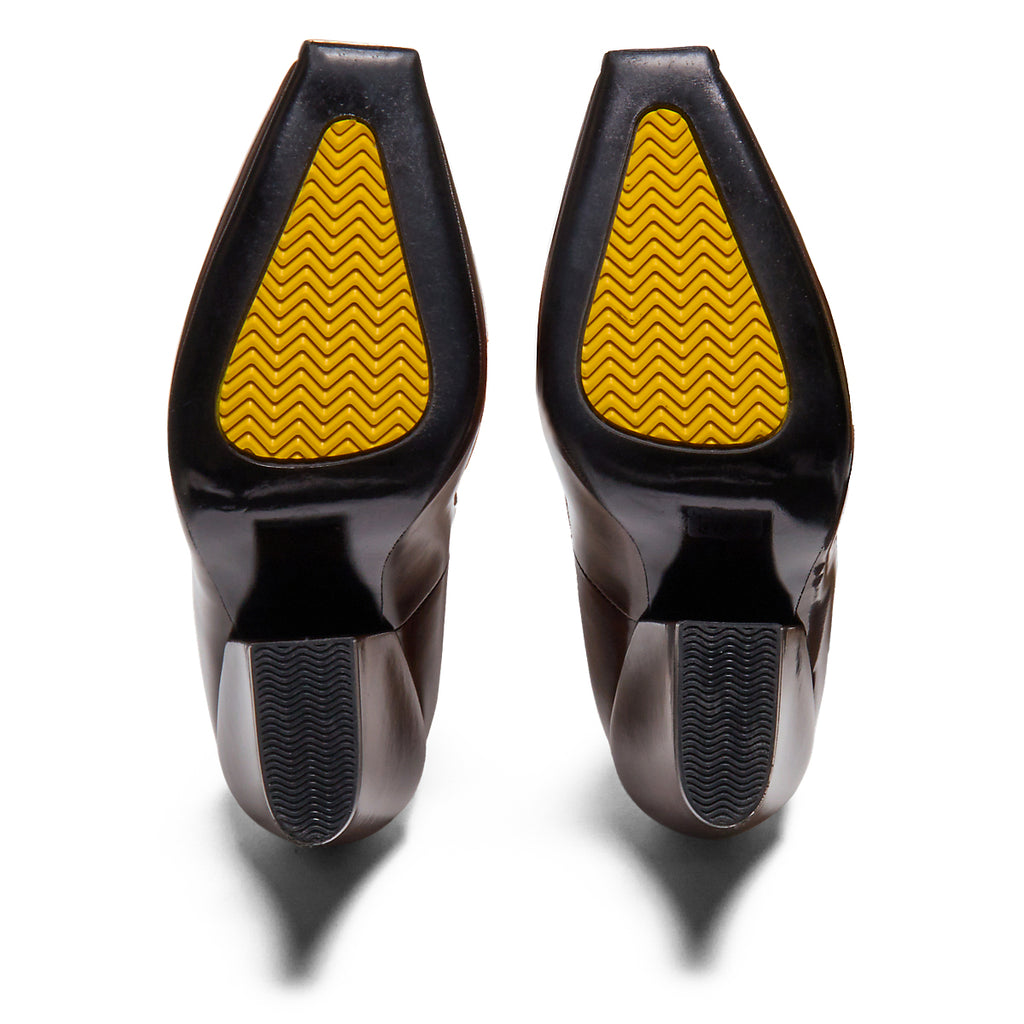 TIGER EQUA STUDS - LICORICE BROWN / PURE GOLD - view 7