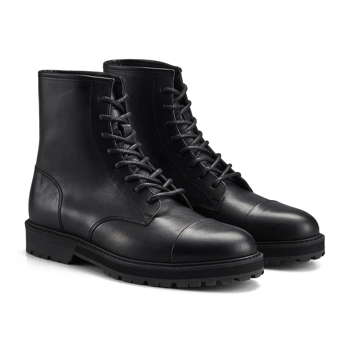 LACE-UP BOOT - BLACK / BLACK - view 2