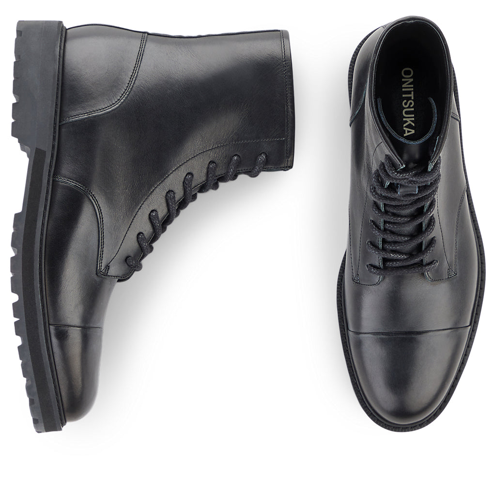 LACE-UP BOOT - BLACK / BLACK - view 8