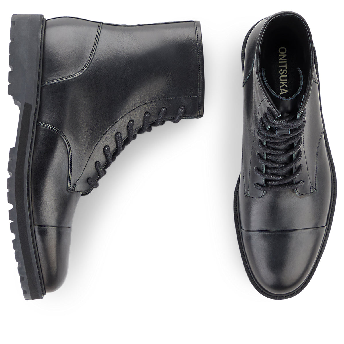 LACE-UP BOOT - BLACK / BLACK - view 8