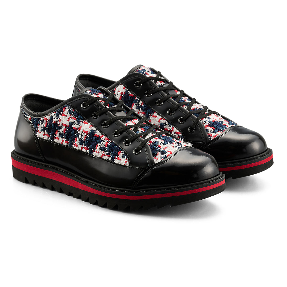 BLUCHER LO - BLACK / CLASSIC RED - view 2