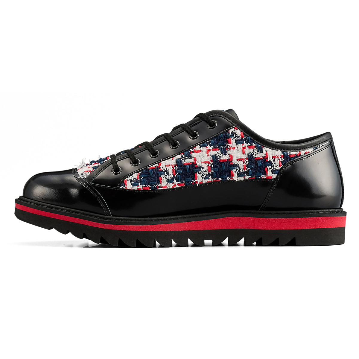 BLUCHER LO - BLACK / CLASSIC RED - view 3