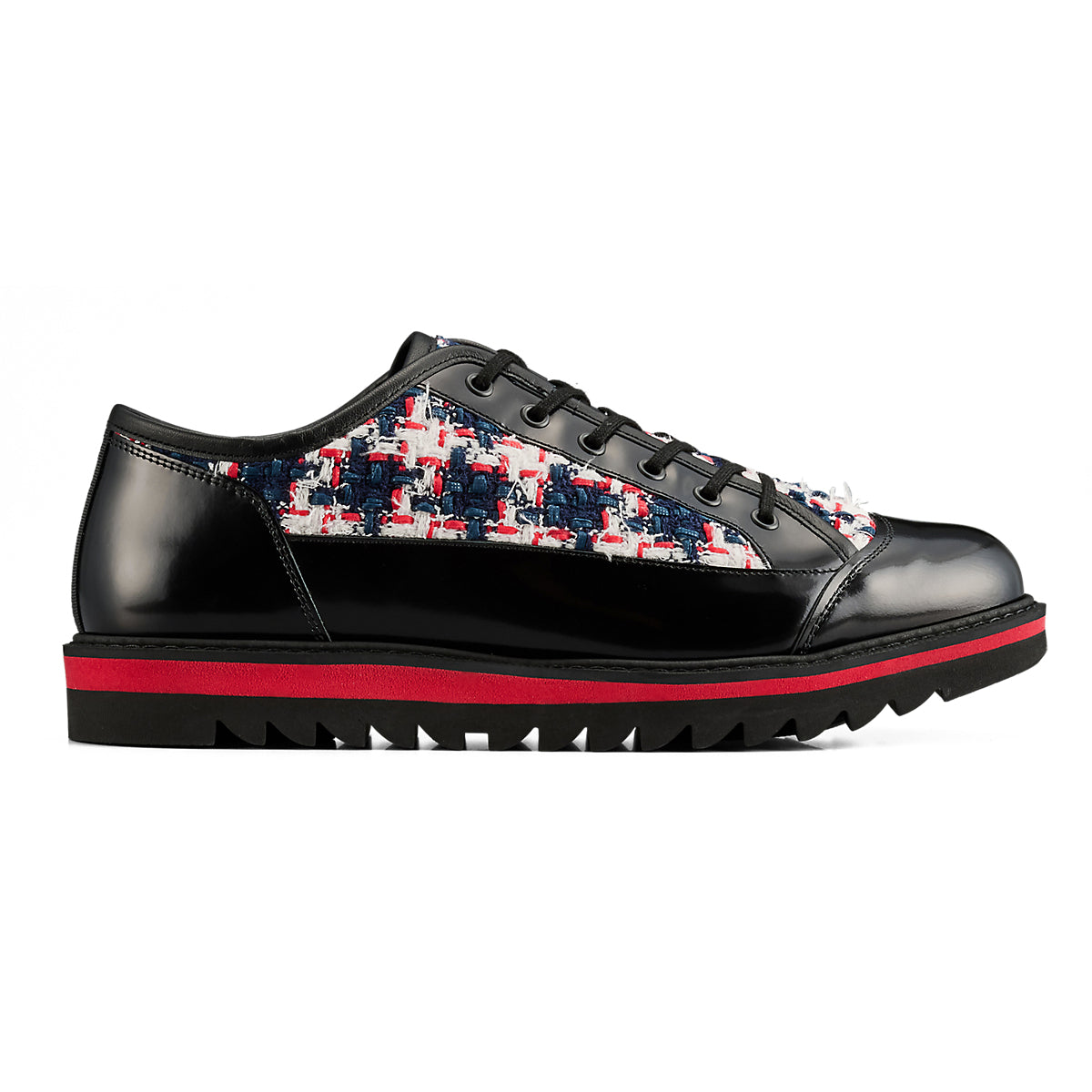 BLUCHER LO - BLACK / CLASSIC RED - main view