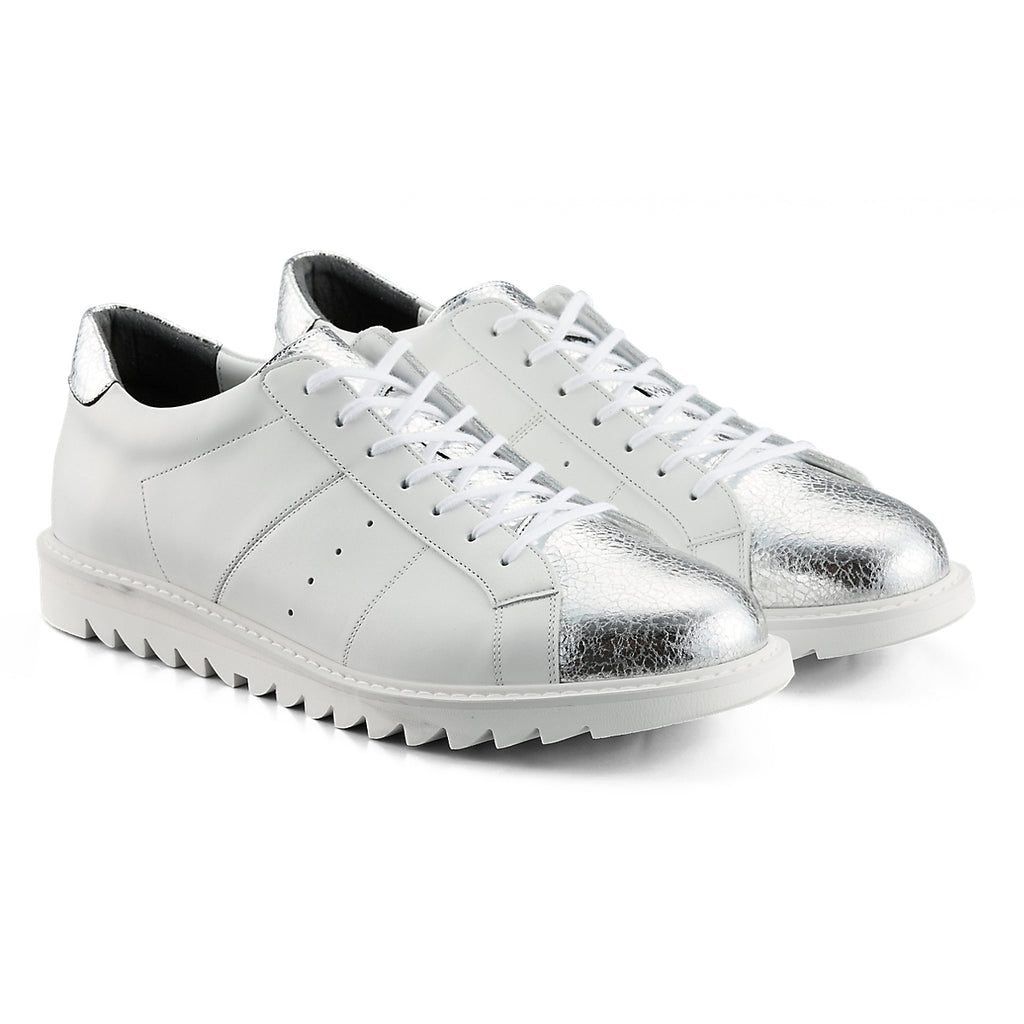 COURT-T - WHITE / SILVER - view 2