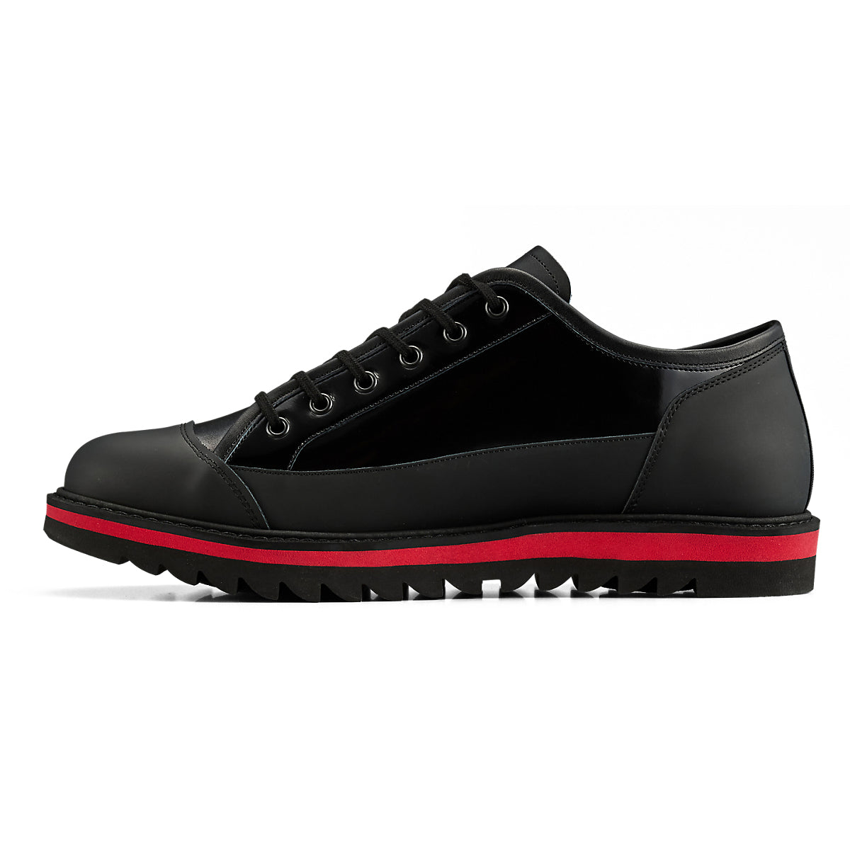 BLUCHER LO - BLACK / CLASSIC RED - view 3