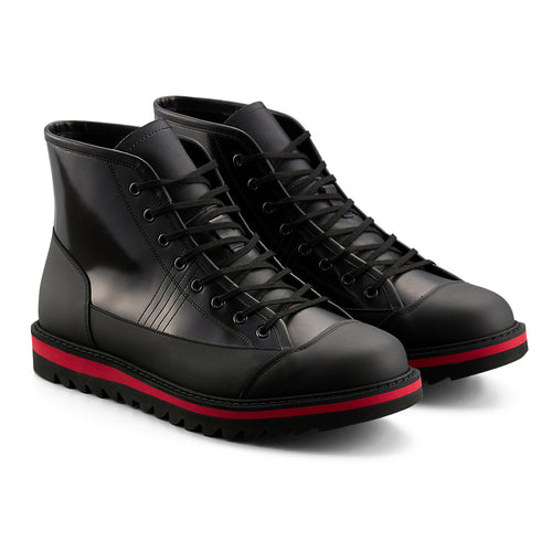BLUCHER MT - BLACK / CLASSIC RED - view 2