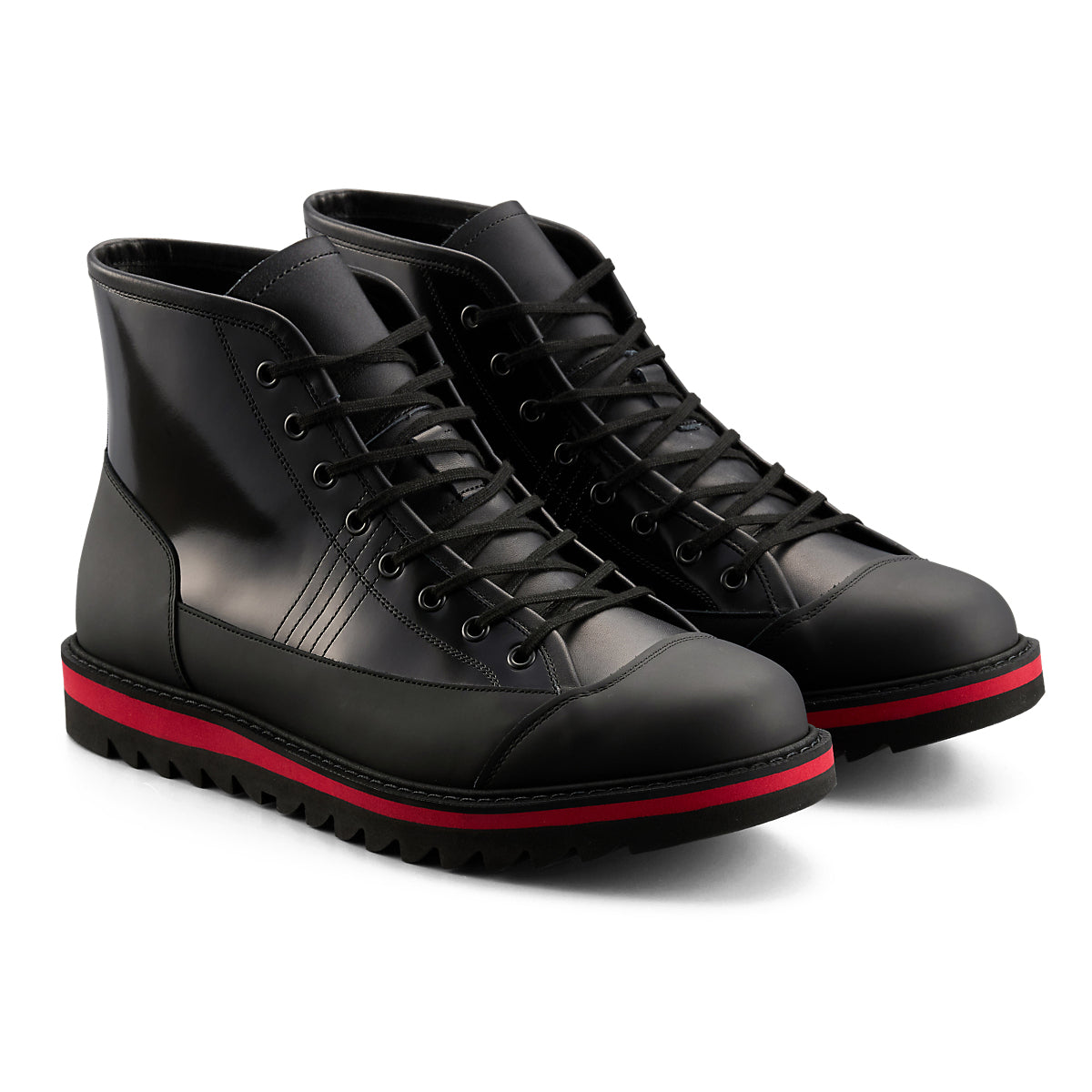 BLUCHER MT - BLACK / CLASSIC RED - view 2