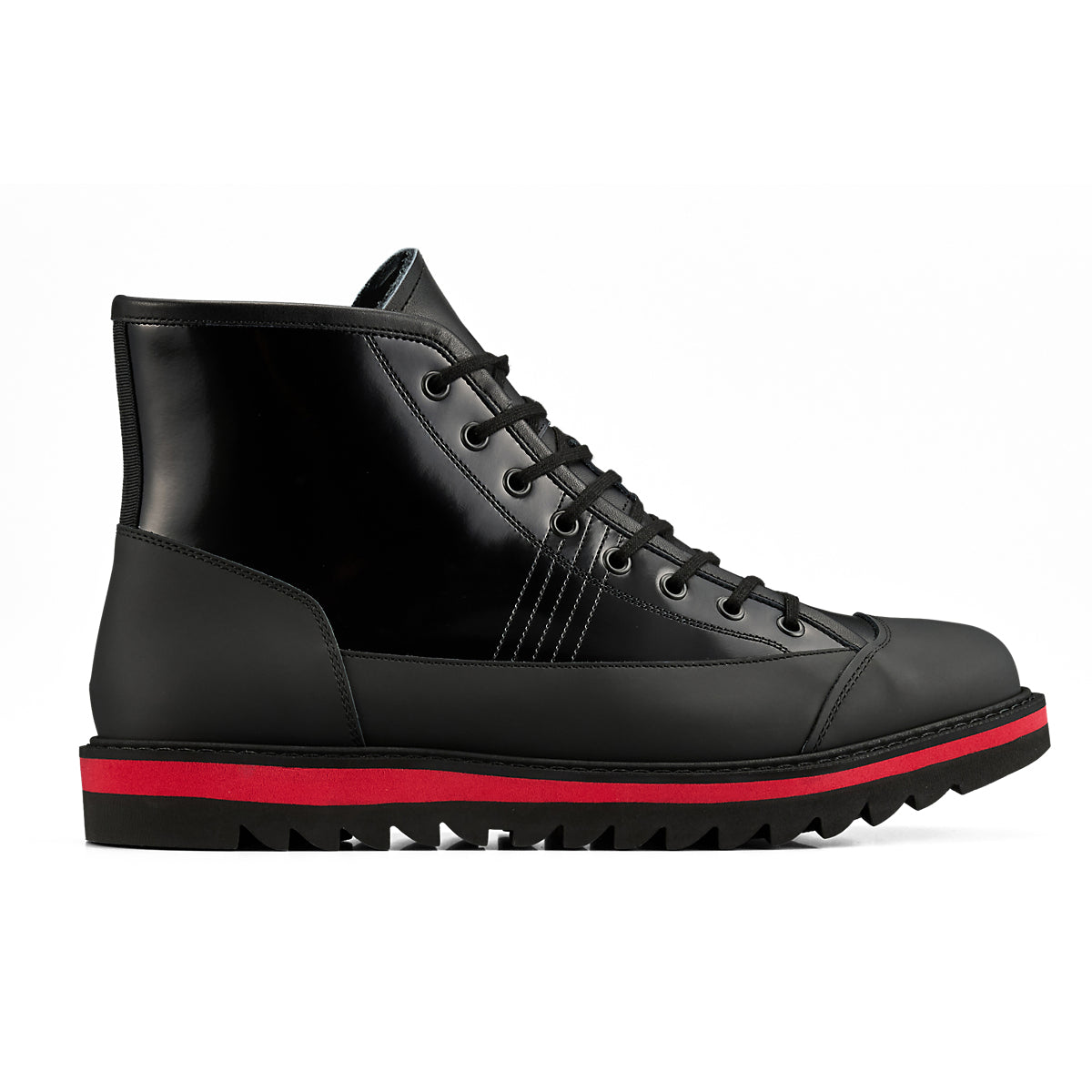 BLUCHER MT - BLACK / CLASSIC RED - main view